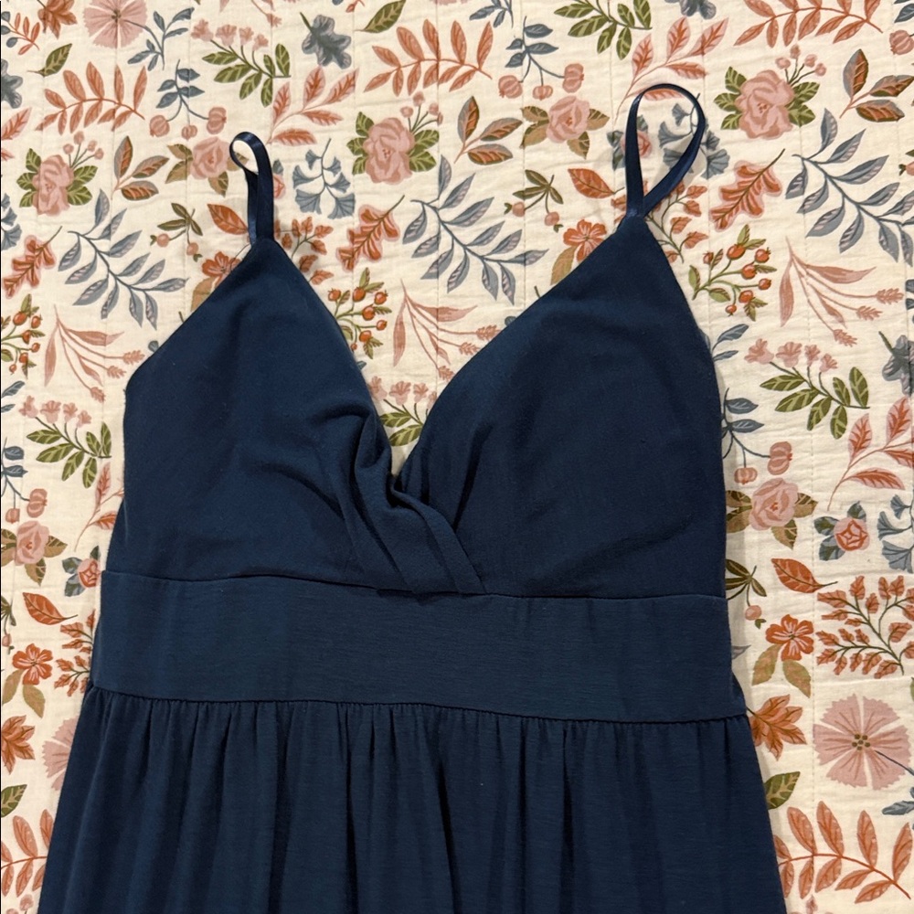 Planet Gold Navy Blue Maxi Dress